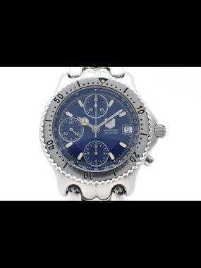 TAG HEUER S/el CG2111-R0 Chronograph Date Navy Dial Automatic Men's Watch